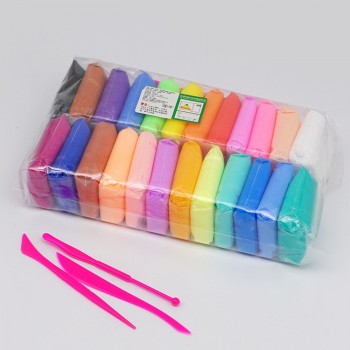 500g 36colors Fluffy Slime Toys Putty Soft Clay Antistress Light Plasticine Slime Supplies Sand Fidget Gum Polymer Clay for kids