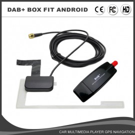 Car External DAB DAB+ Digital Audio Broadcasting Radio Box Radio Tuner Receiver USB Plug for Car Android dvd gps player