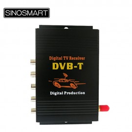 Free shipping Car Digital TV Box DVB-T MPEG-4 DVB-T Receiver Super Strong Signal for European Countries Single Antenna