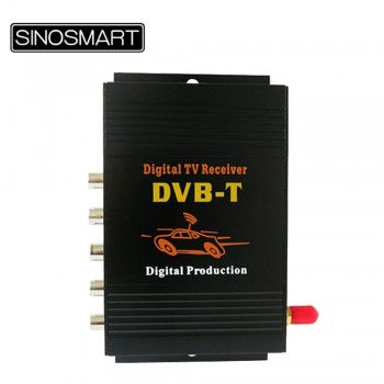 Free shipping Car Digital TV Box DVB-T MPEG-4 DVB-T Receiver Super Strong Signal for European Countries Single Antenna
