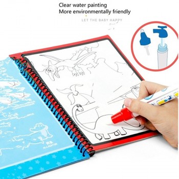 Montessori Coloring Book Doodle amp; Magic Pen Painting Drawing Board For Kids Toys Magic Water Drawing Book Birthday Gift