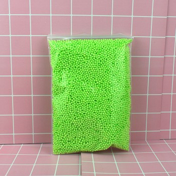 1 Bag 2-4mm DIY Slime Balls Snow Mud Particles Accessories Small Tiny Foam Beads for Floam Filler Funny Kids Toys for Children