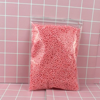 1 Bag 2-4mm DIY Slime Balls Snow Mud Particles Accessories Small Tiny Foam Beads for Floam Filler Funny Kids Toys for Children