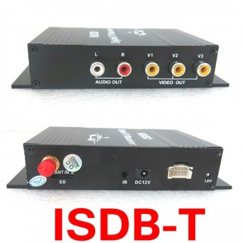 140-190km/h Digital Car TV ISDB-T Brazil Digital TV receiver Tuner Car TV Tuner Car ISDB T For  Peru South America Japan