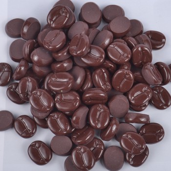 10PCS Slime Charms Simulated Coffee Beans Resin Plasticine Slime Accessories Beads Making Supplies For DIY Scrapbooking Crafts