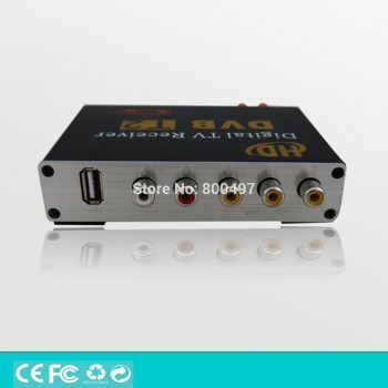 HD 1080P HDMI CVBS Mobile Digital TV Receiver Mobile Car DVB-T2 MPEG4 MPEG2 Digital TV Double Tuner HD Receiver Box Set