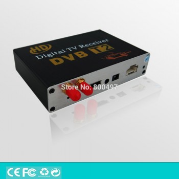 HD 1080P HDMI CVBS Mobile Digital TV Receiver Mobile Car DVB-T2 MPEG4 MPEG2 Digital TV Double Tuner HD Receiver Box Set