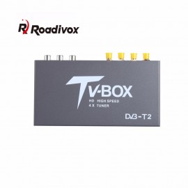 Car DVB-T2 DVB-T MPEG4 Digital TV Box 4 Seg Support 180-200KM/H Speed Driving Digital Car TV Tuner HD 1080P TV Receiver