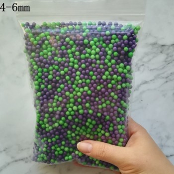 Felicoalice 15000pcs DIY Snow Mud Particles Accessories Slime Balls Small Tiny Foam Beads For Floam Filler For DIY Supplies