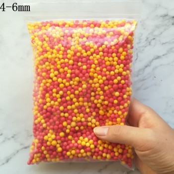 Felicoalice 15000pcs DIY Snow Mud Particles Accessories Slime Balls Small Tiny Foam Beads For Floam Filler For DIY Supplies