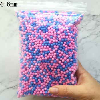 Felicoalice 15000pcs DIY Snow Mud Particles Accessories Slime Balls Small Tiny Foam Beads For Floam Filler For DIY Supplies