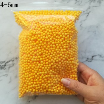 Felicoalice 15000pcs DIY Snow Mud Particles Accessories Slime Balls Small Tiny Foam Beads For Floam Filler For DIY Supplies