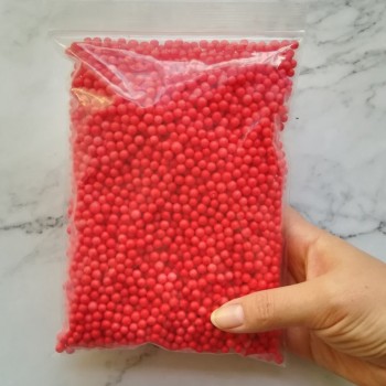 Felicoalice 15000pcs DIY Snow Mud Particles Accessories Slime Balls Small Tiny Foam Beads For Floam Filler For DIY Supplies