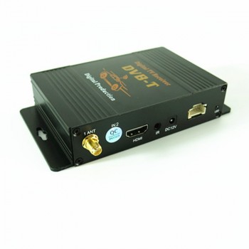 Car DVB-T Digital TV Receiver Box Compatible with SD MPEG2 and HD MPEG4 AVC/H.264 For Europe Country Support 140-190km/h Speed