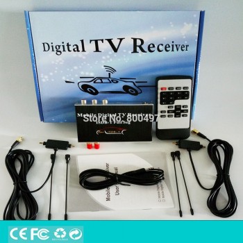Car ATSC USA Digital TV Receiver HD 1080P HDMI Digital CVBS Mobile Digital TV Receiver TV Tuner HD Receiver Box Set