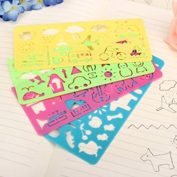 4 Pcs/Set Spirograph Geometric Ruler Learning Animal Drafting Tools Stationery For Students Kids Drawing Toys Gifts NSV775