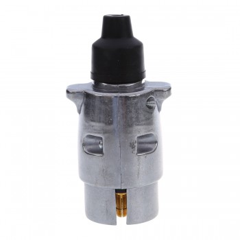 7-Pin Trailer Plug Heavy Duty Round Pin 7-Pole Wiring Connector 12V Towbar Towing Caravan Truck Plug N Type Trailer End
