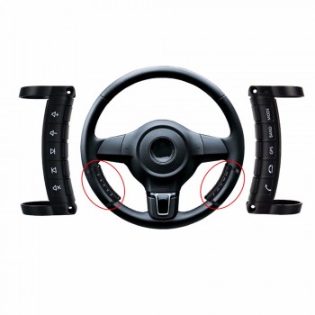 Universal Wireless Steering Wheel Button Remote Control Replacement For Stereo DVD GPS Auto Car Parts