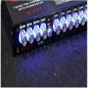 7 section EQ car audio processor car equalizer audio equalizer for cars ecualizador de audio equalizer-for-cars free shipping