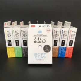New Japan Soft Clay Modeling Clay Lightweight Air Dry Ultralight black pink white red Blue Green Yellow Brown