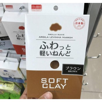 New Japan Soft Clay Modeling Clay Lightweight Air Dry Ultralight black pink white red Blue Green Yellow Brown