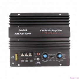 New 12V 600W Car Audio Amplifier Board PA-60A Subwoofer Circuit Module