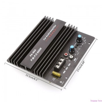 New 12V 600W Car Audio Amplifier Board PA-60A Subwoofer Circuit Module