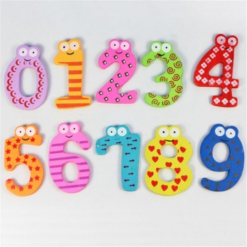 Magnetic Wooden Numbers Math Set for Kids Children Preschool Home School Daycare Dec09