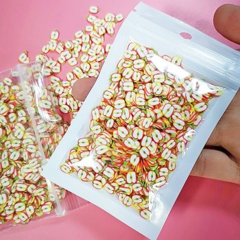 1000pieces Decor Fruit Polymer Clay Toy DIY Slime Accessories Decoration Jelly Mud Hand Gum Polyer Clay Kids Toys