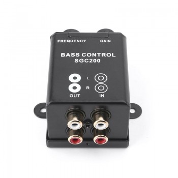 Free postage Auto Car Remote Amplifier Subwoofer Car Audio Equalizer Crossover Bass Controller Bass Equalizer Controller 4 RCA