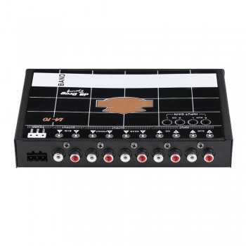 Car Audio Equalizer Modified Graphic Equalizer EQ 7s Car Audio Stereo Tuner W/ 3.5mm Aux-in amp; Knob Amp Graphic Car Accessories