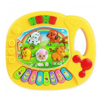 Baby Kids Musical Educational Animal Farm Piano Developmental Music Toy Fashion Developmental Toys for Children Gift Hot Sale