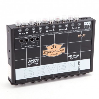 Car Audio Equalizer Massive Audio EQ 7 Car Equalizer Car Audio 7-band Gainequalizer Intelligent Control And Easy To Operate