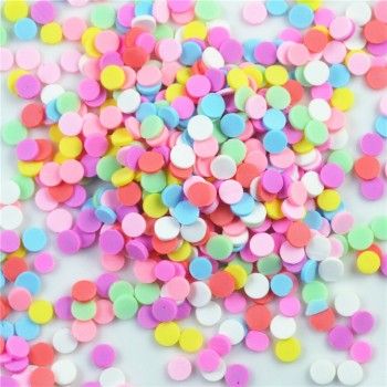 100g/bag Slime Clay Fake Candy Sweets Sugar Sprinkle Decorations for Fake Cake Dessert Food Particles Decoration Toys
