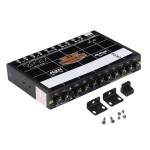 Car Audio Modified Graphic Equalizer EQ 7s Car Audio Stereo Tuner W/ 3.5mm Aux-in amp; Knob Car Auto Accessories