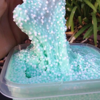 Slime toy antistress Spongy Rainbow Fluffy Crunchy Foam Beads Kids Anti-stress Toys Slime Relax Gifts 60ml Clay Slime