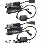 100W Car Motorcycle Electronic Control Gear HID Xenon Digital Conversion Ballast Kit for H3 H4 HB3 9005 HB4 9006 6000K 8000K