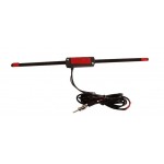 New 1pc Black Universal Car New 12V Electronic Stereo AM/FM Radio Hidden Amplified Antenna