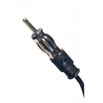 New 1pc Black Universal Car New 12V Electronic Stereo AM/FM Radio Hidden Amplified Antenna
