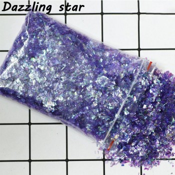 20g/bag Clear Slime Shell paper Transparent DIY Handmade Crystal Mud Mixture Particles Accessories Slime Filling Decoration