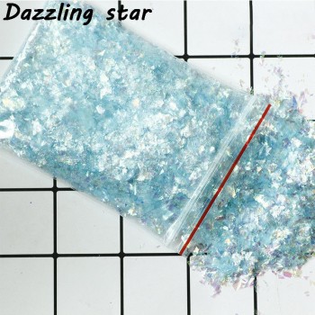 20g/bag Clear Slime Shell paper Transparent DIY Handmade Crystal Mud Mixture Particles Accessories Slime Filling Decoration