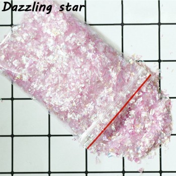 20g/bag Clear Slime Shell paper Transparent DIY Handmade Crystal Mud Mixture Particles Accessories Slime Filling Decoration