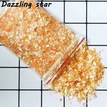 20g/bag Clear Slime Shell paper Transparent DIY Handmade Crystal Mud Mixture Particles Accessories Slime Filling Decoration