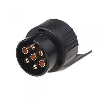 7 To 13 Pin Adapter Trailer 12V Caravan Truck Towbar Towing Electrical Converter N Type Plastic