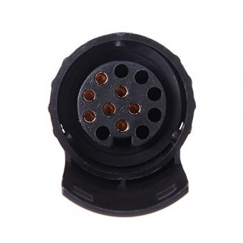 7 To 13 Pin Adapter Trailer 12V Caravan Truck Towbar Towing Electrical Converter N Type Plastic