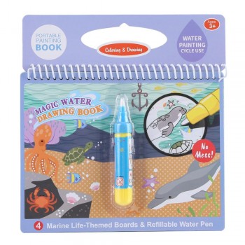 Magic Water Drawing Book amp; 2 Magic Pen Water Cloth Coloring Board Doodle Mat For Kids Children Educational Learning toys gifts