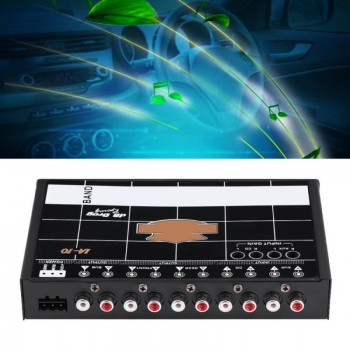 New 10-14.4V DC Car Audio Modified Graphic Equalizer EQ 7s Car Audio Stereo Tuner With 3.5mm Aux-in amp; Knob