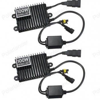xenon hid conversion kit 100W H3 H4 HB3 9005 HB4 9006 6000K 8000K lamp with silm ballast blocks for car headlight