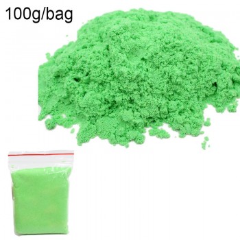 100g/bag Soft Magic Sand DIY Dynamic Sand Indoor Playing Toys for Children Modeling Clay Slime Play Learning Educational