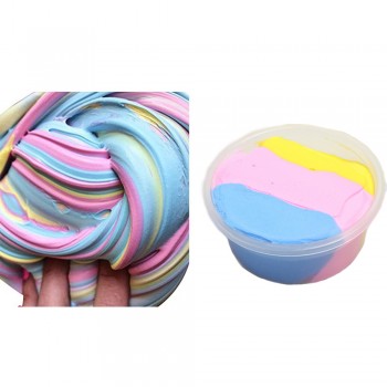 60ml DIY Fluffy Slime Box Soft Light Clay Modeling Polymer Slime Supplies Clay Sand Dynamic Plasticine Gum Toys Kit